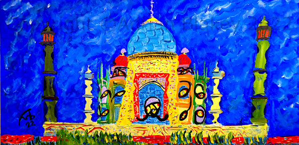 Taj Mahal Fantasy by Ade Blakey