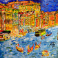 An impression of the Grand Canal, Venvice from the Rialto Bridge by Ade Blakey