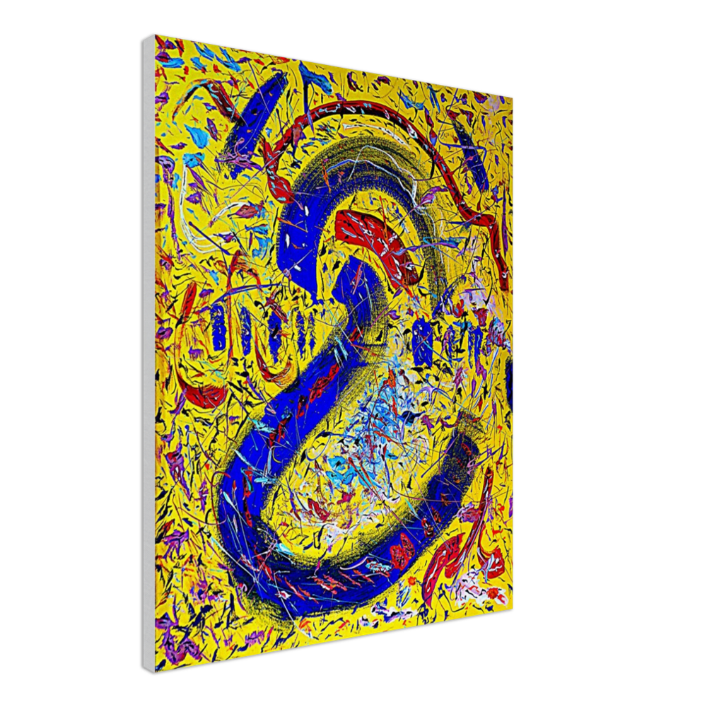 On Yellow - Canvas Prints