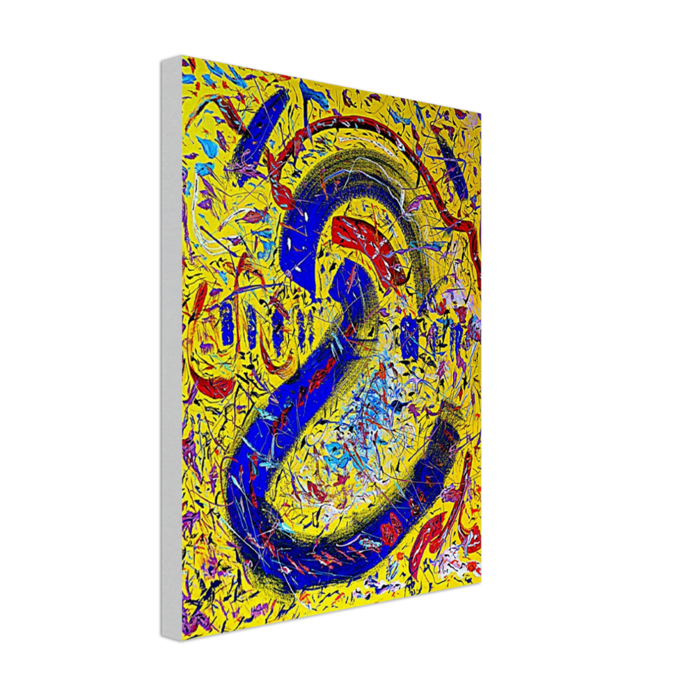 On Yellow - Canvas Prints