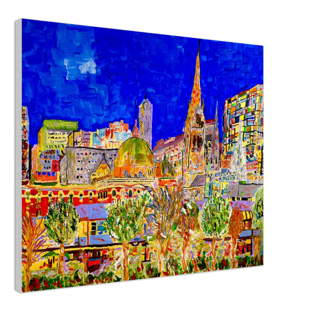 Southbank Cityscape Melbourne - Canvas Prints
