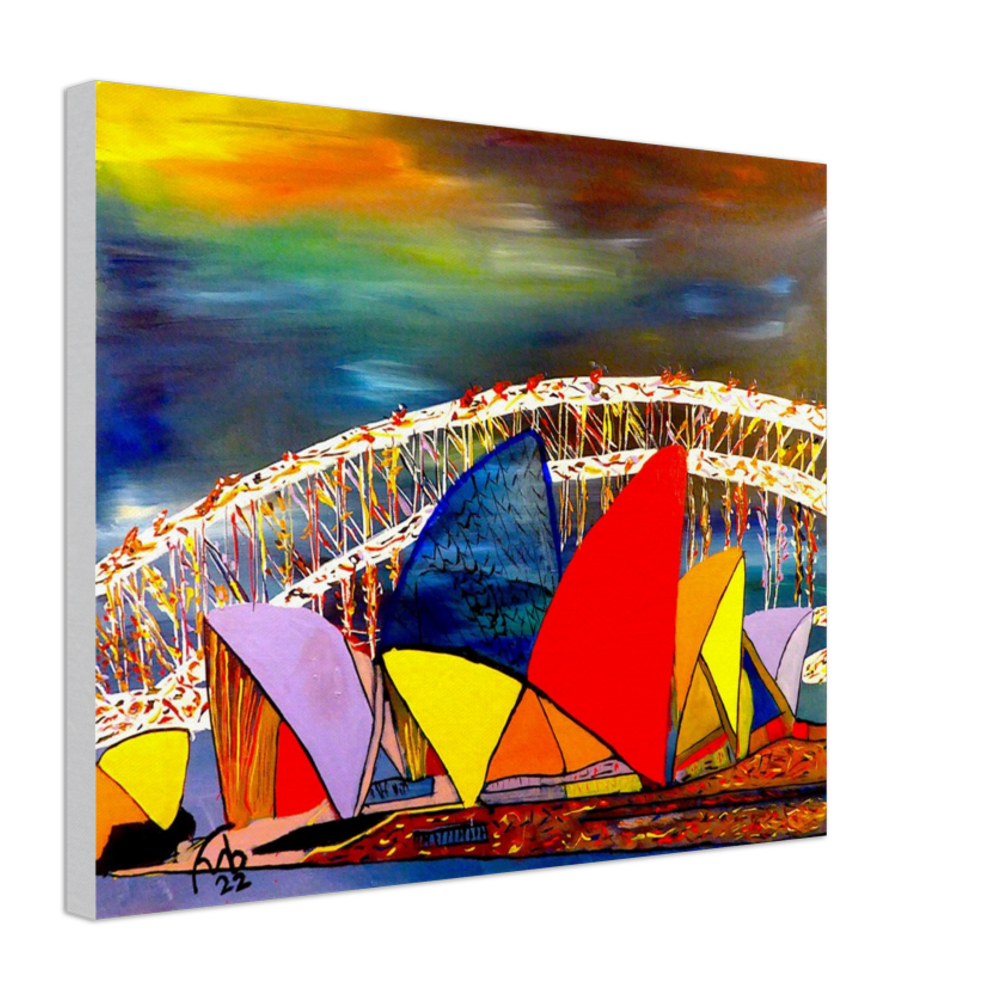 Sydney Opera House and Harbour Bridge - Canvas Prints