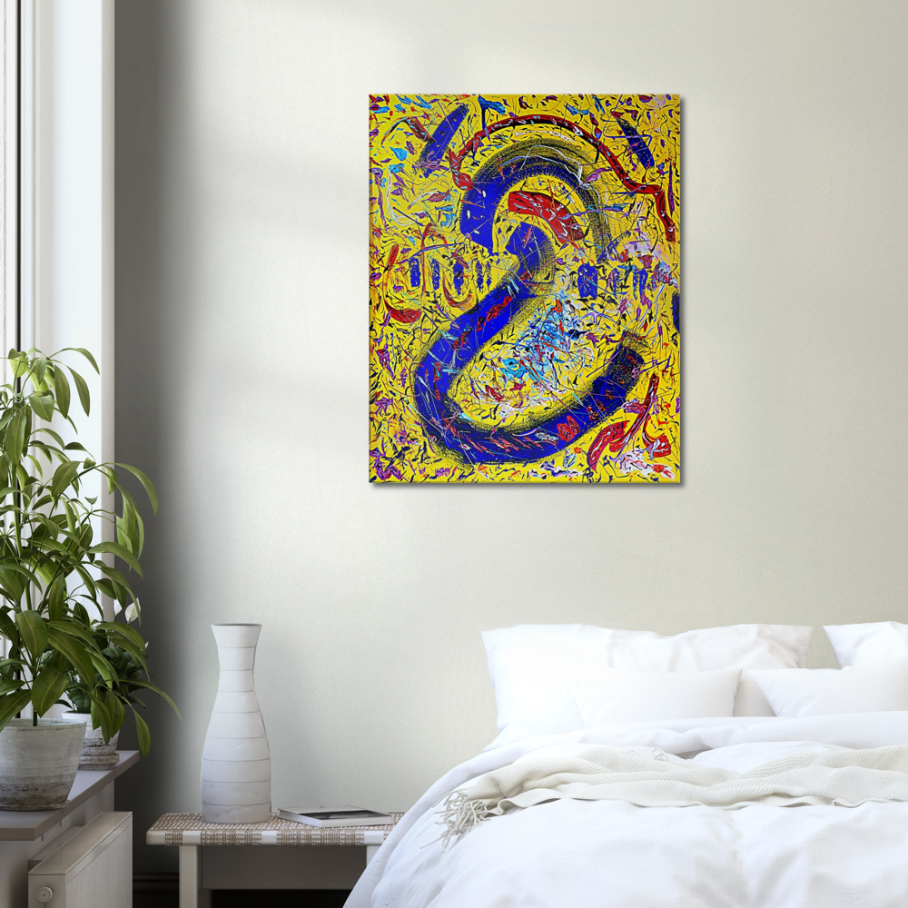 On Yellow - Canvas Prints