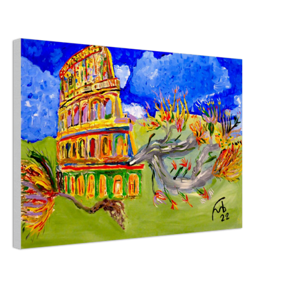 Colosseum Rome MMM - Canvas Prints