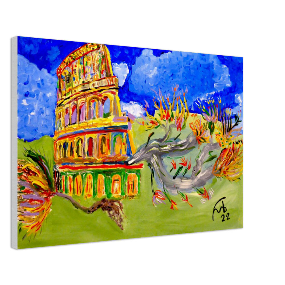Colosseum Rome MMM - Canvas Prints